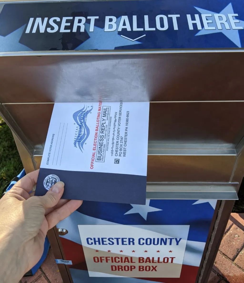 Ballot Drop Boxes OPEN Soon 24 October - Tredyffrin Township Democrats