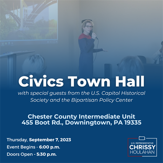 Rep. Chrissy Houlahan Town Hall Civics Tredyffrin Township Democrats