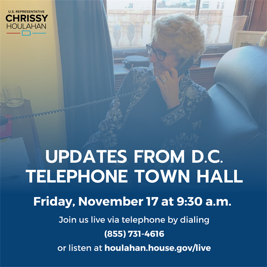 Congresswoman Chrissy Houlahan 80th Telephone Town Hall Tredyffrin